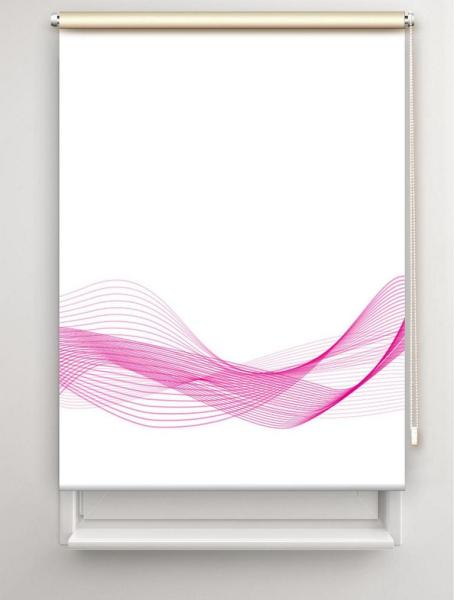 Rollo Stream Horizon Magenta, Rollo, Motivrollo, Rollo mit Druck, Fotorollo, bedrucktes Rollo, Fensterrollo,verdunkelndes Rollo, Sonnenschutz Rollo